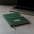 Carnet publicitaire A5 160 pages lignées en feutre recyclé - Kanpo | pandacola - thumb