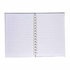 Carnet publicitaire A6 160 pages lignées à spirales en rPET - Nitou | pandacolach - thumb - 2