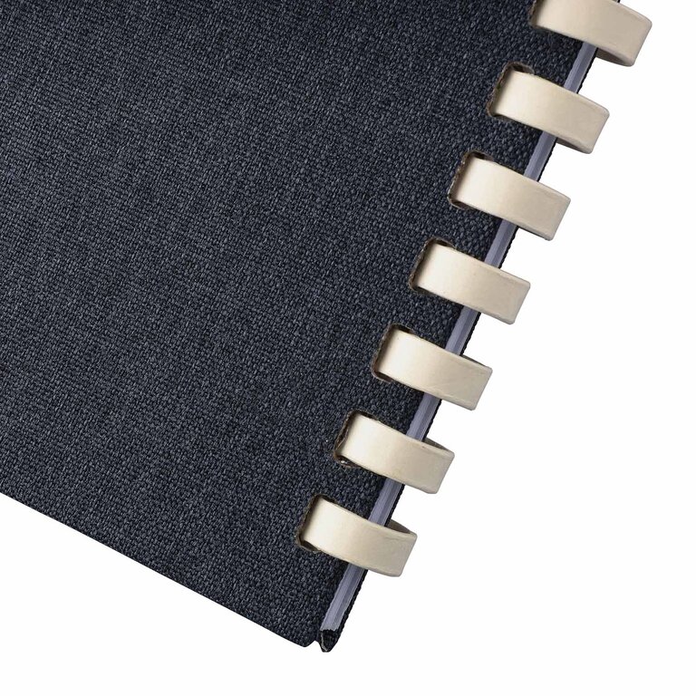 Carnet publicitaire A6 160 pages lignées à spirales en rPET - Nitou | pandacolach - 3