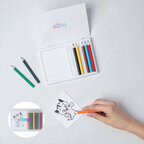 Set de coloriage personnalisé avec 8 crayons de couleur - Gribouil | pandacola - thumb