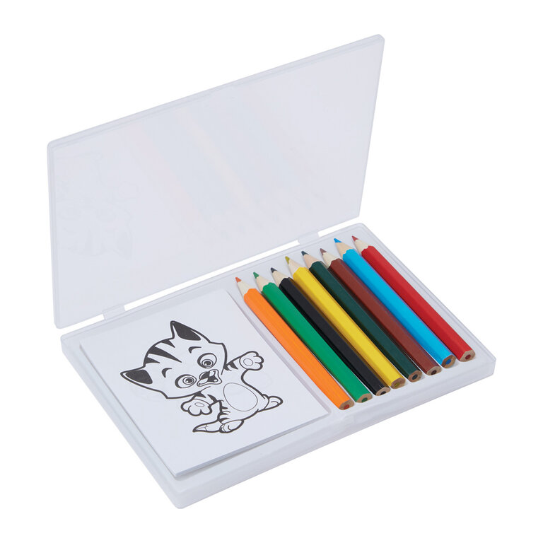 Set de coloriage personnalisé avec 8 crayons de couleur - Gribouil | pandacolach