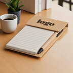 Bloc-notes personnalisable 70 feuilles lignées avec stylo - Mindit | pandacola - thumb