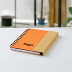 Bloc-notes personnalisé à spirales avec stylo - Writy | pandacola - thumb