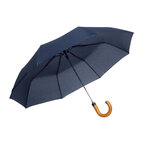 Parapluie personnalisé automatique pliable avec canne en bois - Nowata | pandacolach - thumb