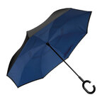 Parapluie personnalisé automatique réversible avec canne - Riteurne | pandacolach - thumb