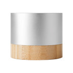 Haut-parleur publicitaire Bluetooth® 3W en aluminium recyclé et bois - Lissenne | pandacolach - thumb - 2