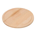 Planche personnalisable à découper ronde en bois de hêtre - Cicono | pandacolach - thumb