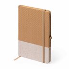 Carnet personnalisé A5 160 pages lignées en paille et coton - Modesty | pandacolach - thumb