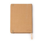 Carnet personnalisé A5 160 pages lignées en paille - Brout | pandacolach - thumb - 3