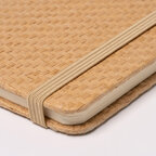 Carnet personnalisé A5 160 pages lignées en paille - Brout | pandacolach - thumb - 5