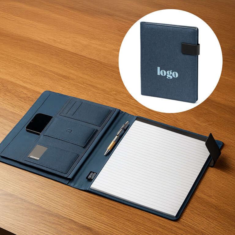 Conférencier personnalisable A4 en Rpet 60 pages lignées - Hardwork | pandacolach - 1