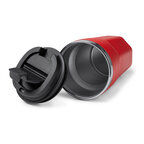 Mug personnalisé double paroi en acier avec revêtement PP recyclé 400 ml - Supe | pandacolach - thumb - 2