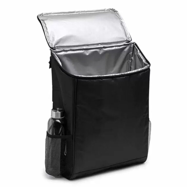 Sac à dos personnalisé isotherme en rPET avec poches latérales 18L - Dogel | pandacolach - 2