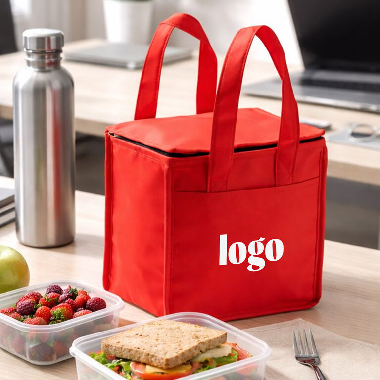 Sac isotherme personnalisé en non tissé avec poches latérales - Giloto | pandacolach - 1