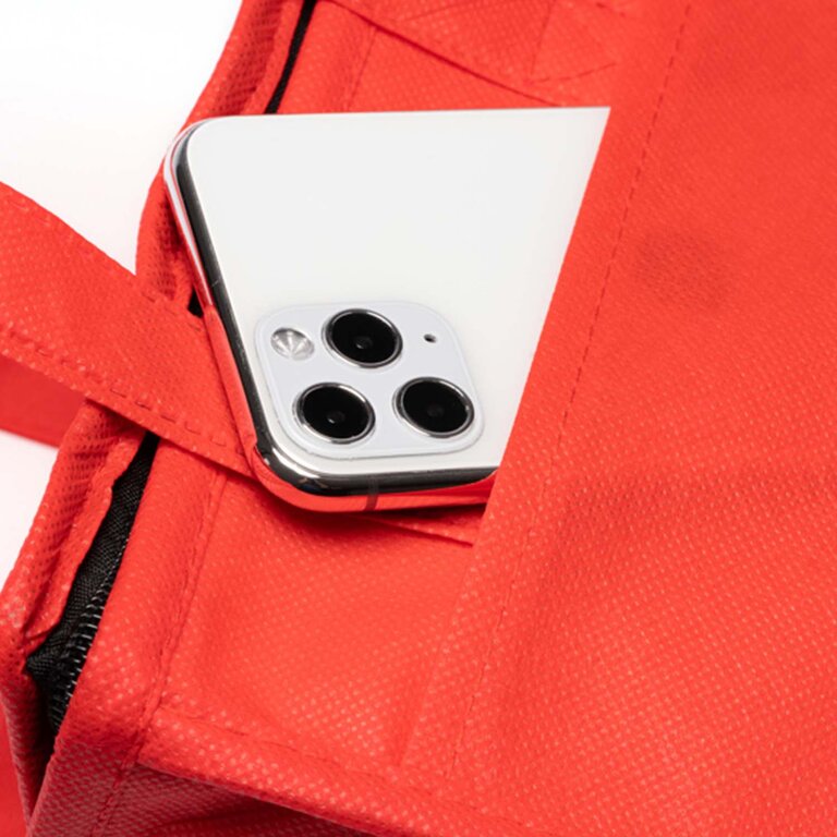 Sac isotherme personnalisé en non tissé avec poches latérales - Giloto | pandacolach - 6