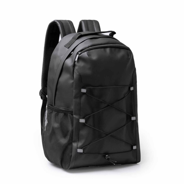 Sac à dos personnalisé en PU pour ordinateur 17" avec détails réflechissants - Lussac | pandacolach - 6