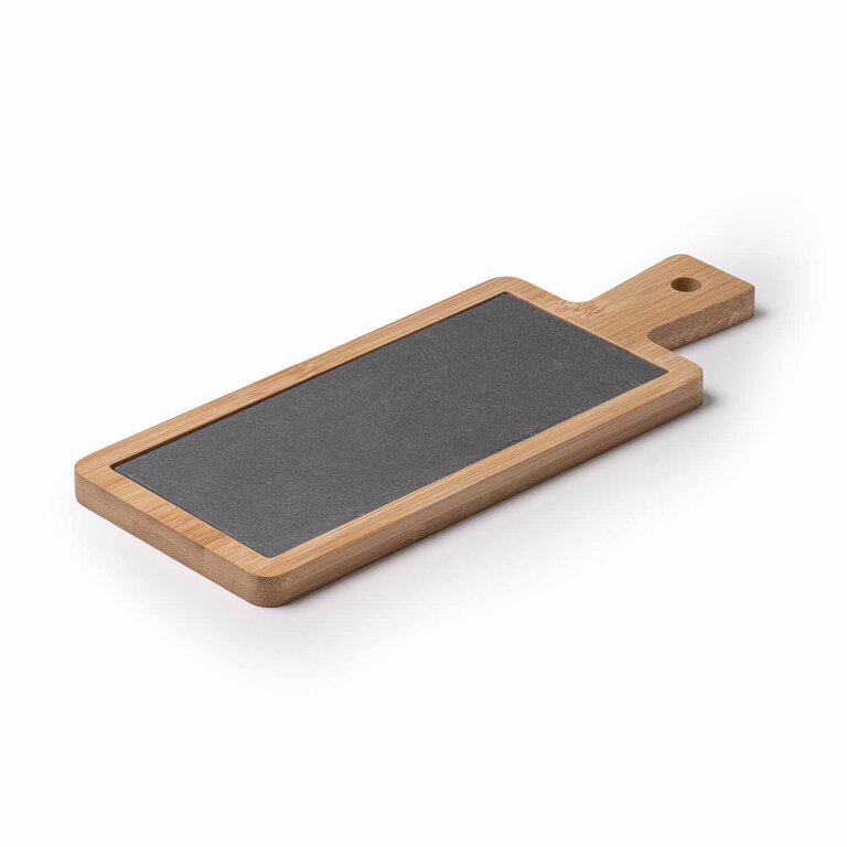 Planche à découper personnalisable en bambou avec ardoise - Bouar | pandacolach