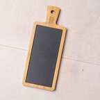 Planche à découper personnalisable en bambou avec ardoise - Bouar | pandacolach - thumb - 2