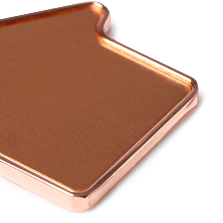 Porte-clés personnalisable en métal cuivré en forme de maison - Imba Cuivre | pandacolach - 4