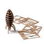 Puzzle personnalisable 3D en kraft à formes - Smarto | pandacolach - thumb - 2