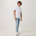 T-shirt personnalisable blanc mixte en coton recyclé 180 gr/m² - Brett | pandacolach - thumb - 3