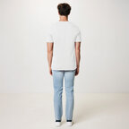 T-shirt personnalisable blanc mixte en coton recyclé 180 gr/m² - Brett | pandacolach - thumb - 5