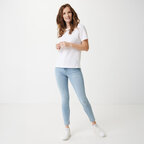 T-shirt personnalisable blanc mixte en coton recyclé 160 gr/m² - Sierra | pandacolach - thumb - 3