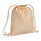 Sac à cordelettes personnalisé en coton bio écru 220 gr/m² - Rhido Bio | pandacolach - thumb - 3