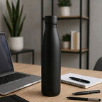 Gourde personnalisable double paroi sous vide en acier recyclé 1L - Pali Recyclé | pandacolach - thumb - 2