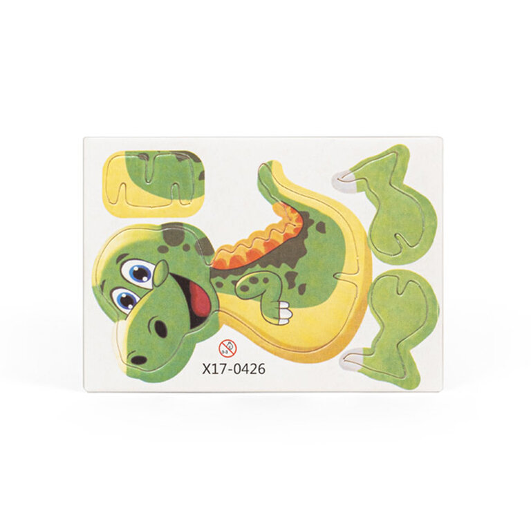 Puzzle 3D personnalisable en forme de dinosaure - Tireks | pandacolach - 4