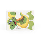 Puzzle 3D personnalisable en forme de dinosaure - Tireks | pandacolach - thumb - 4