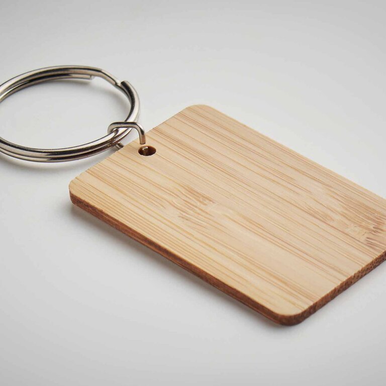 Porte-clés personnalisé en bambou - Bastayo | pandacolach - 2