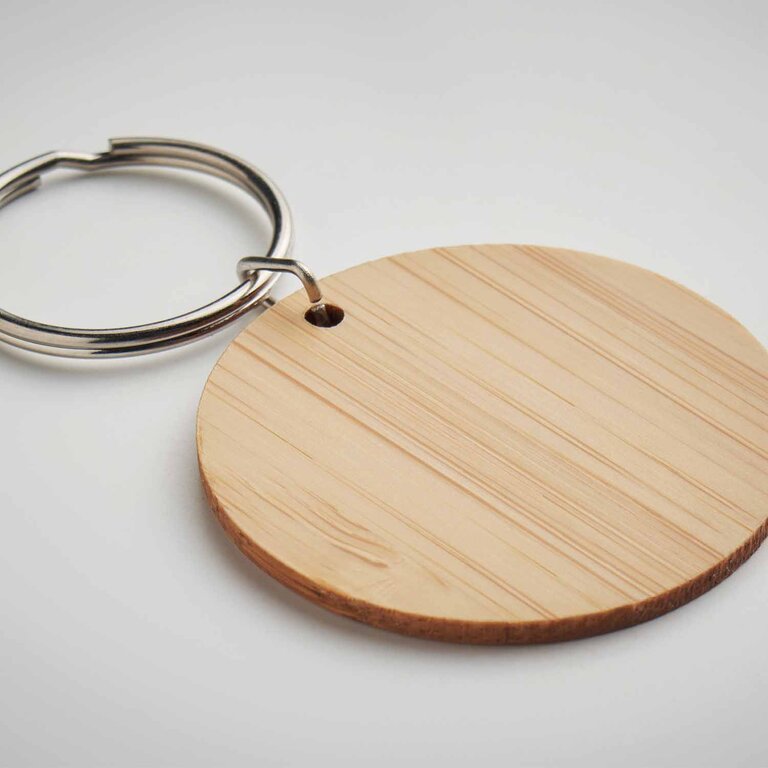 Porte-clés personnalisé en bambou - Bastayo | pandacolach - 4