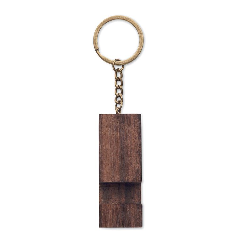 Porte-clés personnalisé en noyer - Malpa plus | pandacolach - 1