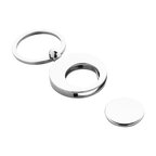 Porte-clés jeton personnalisé en metal - Momsa | pandacolach - thumb - 3