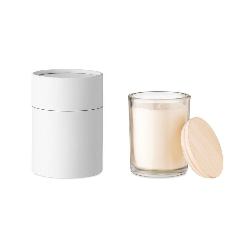 Bougie publicitaire parfum vanille avec couvercle - Lumi grand | pandacolach - 3