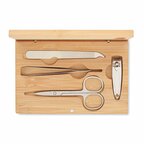 Set de manucure personnalisé en bambou - Christo | pandacolach - thumb - 2