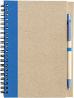 Carnet publicitaire 140 pages vierges avec stylo bille recyclé - Ramsès | pandacola - thumb