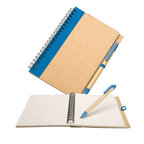 Carnet publicitaire 140 pages vierges avec stylo bille recyclé - Ramsès | pandacolach - thumb - 2