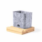 Pot à crayons feutrine rpet personnalisé - Ufiko | pandacolach - thumb - 2