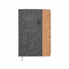 Carnet A5 personnalisé 160 pages lignées en feutre rpet - Selse | pandacola - thumb