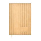 Carnet A5 personnalisé 160 pages lignées en PU effet patiné - Charlo | pandacola - thumb
