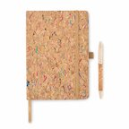 Carnet et stylo en liege personnalisés - Corcho | pandacola - thumb