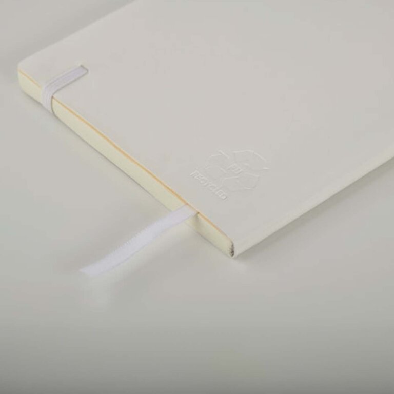 Carnet A5 personnalisé souple 160 pages lignées en papier recyclé - Luggato | pandacolach - 4