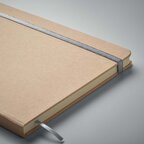 Carnet A5 personnalisable rigide carton recyclé 160 pages lignées - Gravemau | pandacolach - thumb - 2