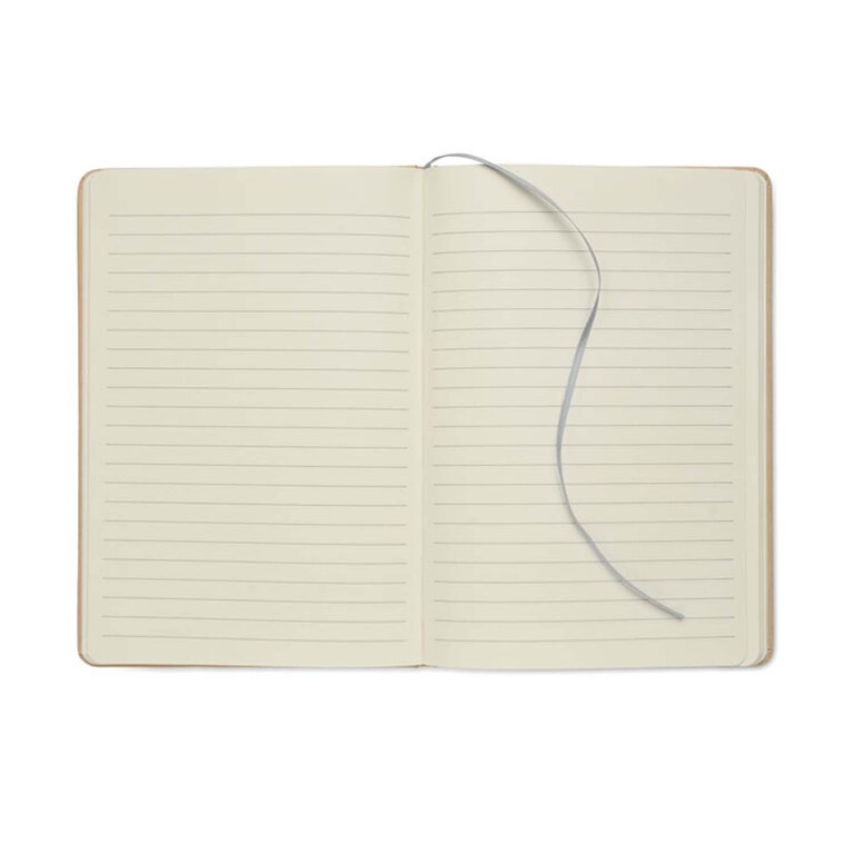 Carnet A5 personnalisable rigide carton recyclé 160 pages lignées - Gravemau | pandacolach - 3