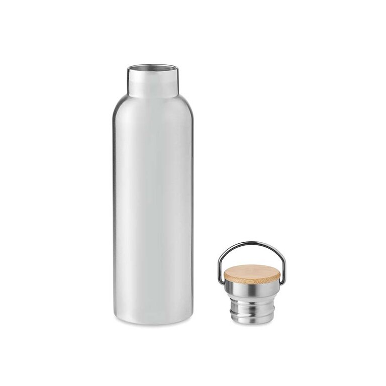 Bouteille isotherme personnalisée à double paroi en acier et bambou 750 ml - Helsinki | pandacolach - 2