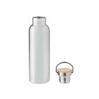 Bouteille isotherme personnalisée à double paroi en acier et bambou 750 ml - Helsinki | pandacolach - thumb - 2