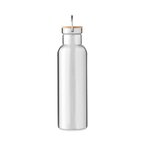 Bouteille isotherme personnalisée à double paroi en acier et bambou 750 ml - Helsinki | pandacolach - thumb - 4
