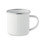 Mug personnalisable métal vintage en émail 200 ml - Plateado | pandacolach - thumb - 1